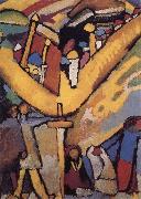 Wassily Kandinsky Study for Improvisation 8 oil on canvas